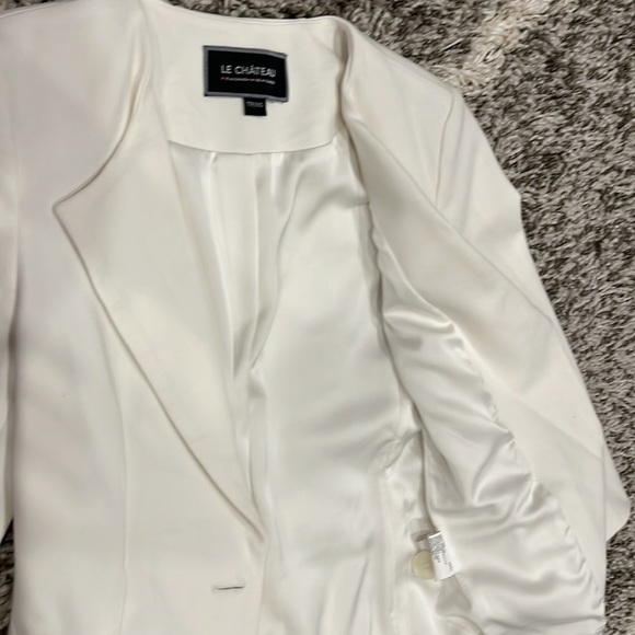 Le Chateau Blazer XXS White NWOT - Picture 6 of 6